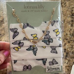Lonna & Lilly Butterfly Mask with Chain